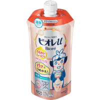 KAO Biore U Moisturizing Body Wash - Увлажняющий гель для душа с биотином и маслами и цветочно-фруктовым ароматом.