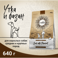 CRAFTIA NATURA Сухой корм для взрослых собак средних и крупных пород из Утки с Фазаном.