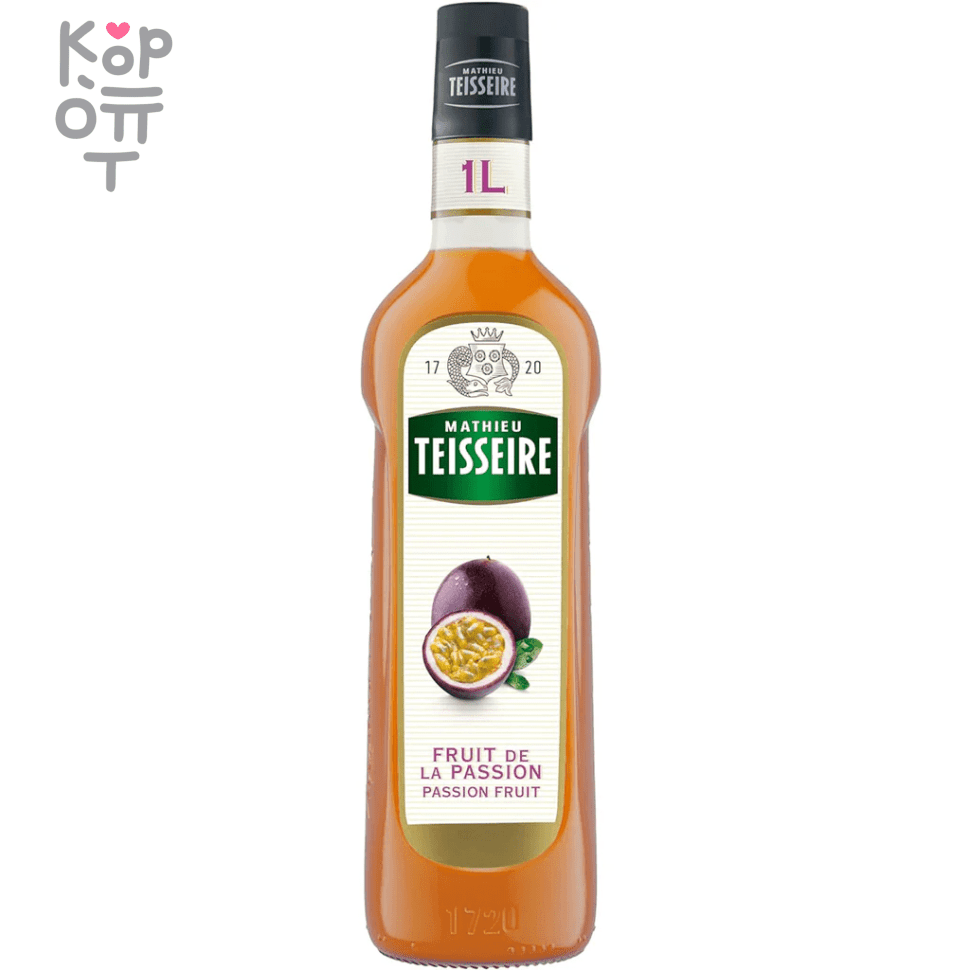 Сироп Маракуйя, Teisseire, 1л., купить с доставкой на дом фото 1 &mdash; Корейские товары для всей семьи(КорОпт)