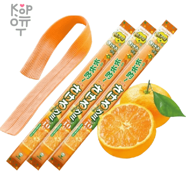 UHA Cute Extra Long Soft Candy - Жевательные конфеты Sakae со вкусом апельсина, 32.9гр. — Корейские товары для всей семьи(КорОпт)