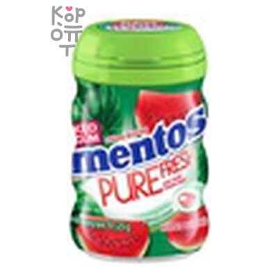 Жевательная резинка Mentos Pure Fresh со вкусом арбуза 61гр 1*6*72, шт