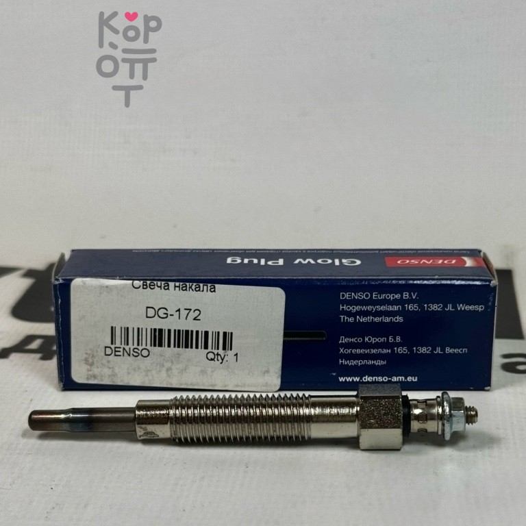 Свеча накала PM-166 / DG-172 36710-42000, 36710-42021 DENSO