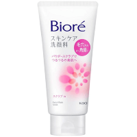 KAO Biore Skin Care Face Wash Scrub - Пенка-скраб для лица c цветочным ароматом, 130гр.