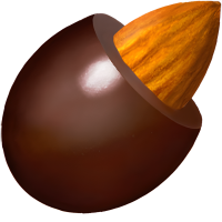 LOTTE Almond Chocolate - Миндаль в шоколаде с пониженным содержанием сахара 49гр.