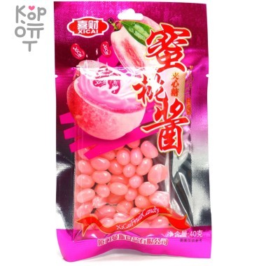 Мармелад XiCai FruitCandy с Персиковым джемом — Корейские товары для всей семьи(КорОпт)