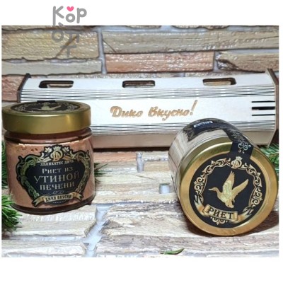 Риет из утиной печени, Деликатес Дичь, 190 г