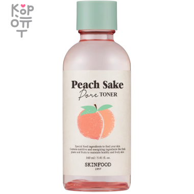 Skinfood Peach Sake Pore Toner - Персиковый тонер для сужения пор 160мл.  &mdash; Корейские товары для всей семьи(КорОпт)