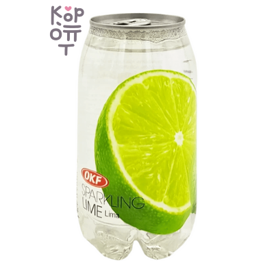 OKF Sparkling - Газированный освежающий напиток, лайм 350мл.