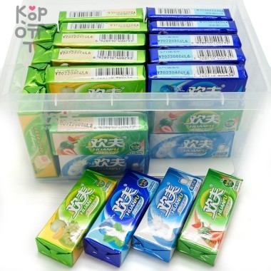 Жевательная резинка Huanfu Ban De Bao Ассорти вкусов — Корейские товары для всей семьи(КорОпт)