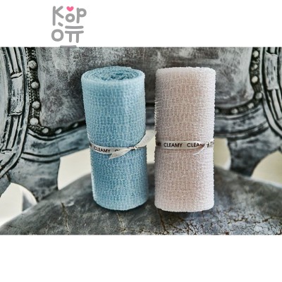 SUNG BO Мочалка для душа Pure Shower Towel - №066 28 см × 100 см средней жесткости, нейлон, хлопок