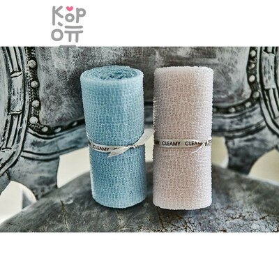 SUNG BO Мочалка для душа Pure Shower Towel - №066 28 см × 100 см средней жесткости, нейлон, хлопок