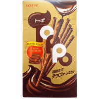  Lotte Toppo Cocoa Chocolate Sticks - Палочки бисквитные "ТОППО" с Какао начинкой.
