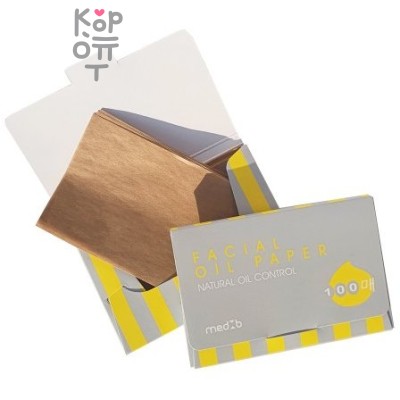 Med B Facial Oil Paper - Матирующие салфетки для лица 100шт.