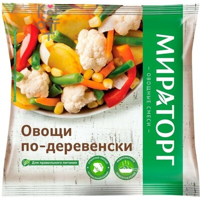 Овощи по-деревенски, Мираторг, 400гр.