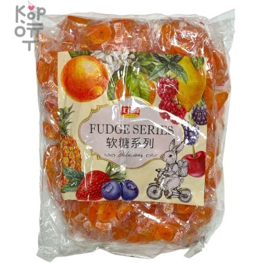 Мармелад Fudge со вкусом Мандарина, 2,5кг &mdash; Корейские товары для всей семьи(КорОпт)