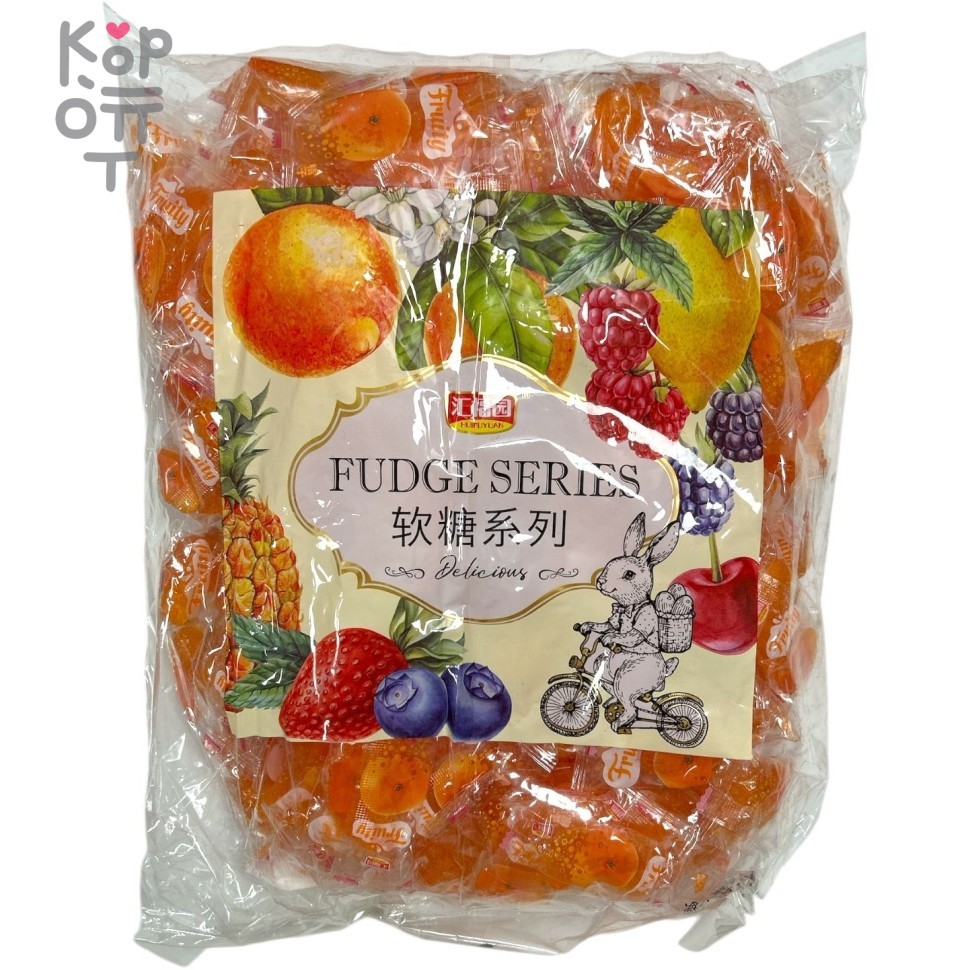 Мармелад Fudge со вкусом Мандарина, 2,5кг, купить с доставкой на дом фото 1 &mdash; Корейские товары для всей семьи(КорОпт)