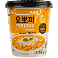 Yopokki Rabokki Cup Rice Cake - Рисовые клецки с лапшой (рабокки), Стакан на 1 персону, 145гр.