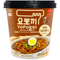 Yopokki Rabokki Cup Rice Cake - Рисовые клецки с лапшой (рабокки), Стакан на 1 персону, 145гр.