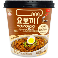 Yopokki Rabokki Cup Rice Cake - Рисовые клецки с лапшой (рабокки), Стакан на 1 персону, 145гр.