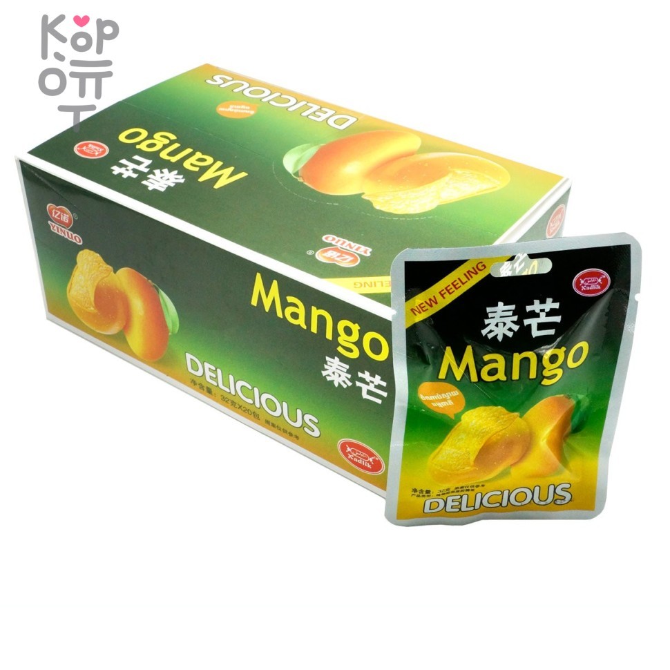 Конфеты Yinuo Delicious Помадка со вкусом Манго, купить с доставкой на дом фото 1 — Корейские товары для всей семьи(КорОпт)
