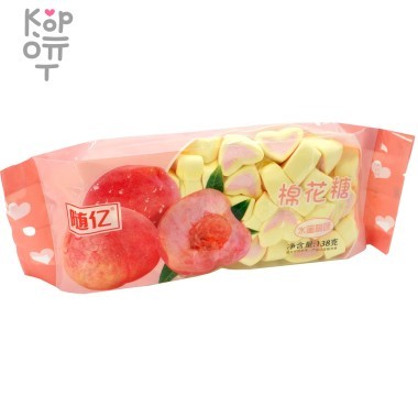 Маршмеллоу Suiyi со вкусом Персика, 138гр. — Корейские товары для всей семьи(КорОпт)