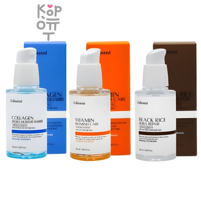 Eshumi Black rice Ultra Repair Ampoule Essence - Ампульная эссенция с экстрактом черного риса, 50 мл