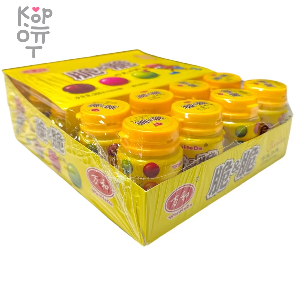 Драже жевательное WanHeDa - со вкусом шоколада, купить с доставкой на дом фото 1 &mdash; Корейские товары для всей семьи(КорОпт)