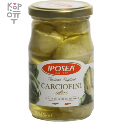 Iposea Артишоки резанные в масле, 290 г