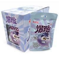Кислая и сэндвич карамель QianBai Sour Candy -  Взрывные фрукты с кисло-сладким вкусом Голубики