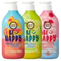 Happy BathBe Happy Smile Body Wash лайм - Гель для душа с экстрактом лайма и цитрусов 900 мл