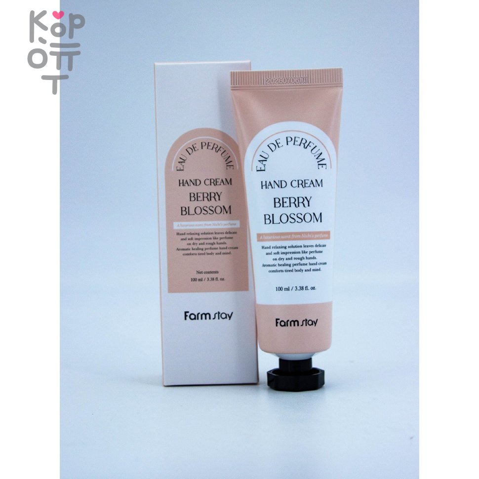 Farm Stay Eau De Perfume Hand Cream - Парфюмерный крем для рук, 100 мл. по  цене 165 руб. в интернет магазине Корейские товары для всей семьи(КорОпт)