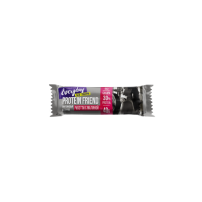 EVERYDAY — Батончик высокобелк. неглазир. EVERYDAY PROTEIN FRIEND 'Рикотти с малиной' п/п 40 г, 40 г