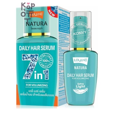 Lolane Natura — Daily Hair Serum For Volumizing — Сыворотка для объема волос, 50 мл