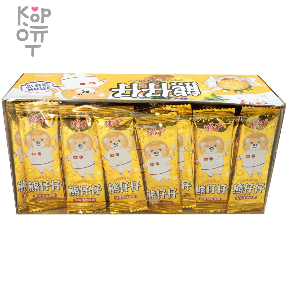 Леденец на палочке Zaizai "Мишка космонавт" Виноград со сливками 100%, купить с доставкой на дом фото 1 — Корейские товары для всей семьи(КорОпт)