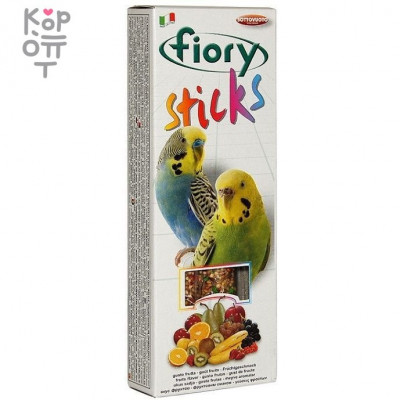 FIORY палочки для попугаев Sticks с фруктами 2х30 г