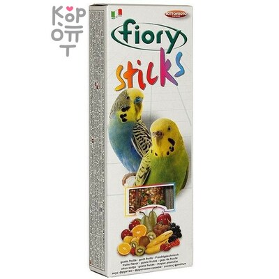 FIORY палочки для попугаев Sticks с фруктами 2х30гр.