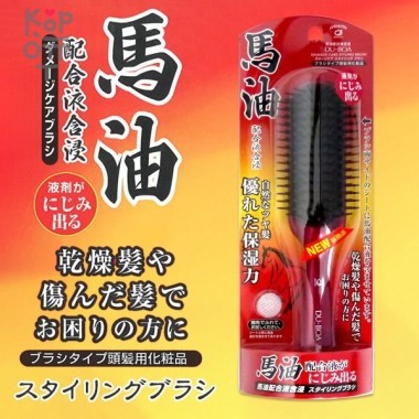IKEMOTO Щетка для сухих, поврежденных волос с лошадиным маслом &mdash; Корейские товары для всей семьи(КорОпт)
