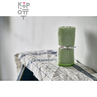 SUNG BO Мочалка для душа Bamboo Shower Towel - №152 - 28х100 см - средней жесткости, нейлон, бамбуковое волокно