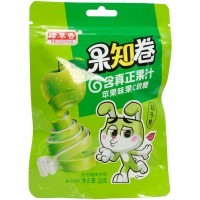 Конфета Green Grass Delicious Лента жевательная с витамином С и соком Яблока