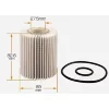 O115 04152-31080 Аналог (вставка) - Фильтр масляный, купить с доставкой на дом фото 2 — Корейские товары для всей семьи(КорОпт)