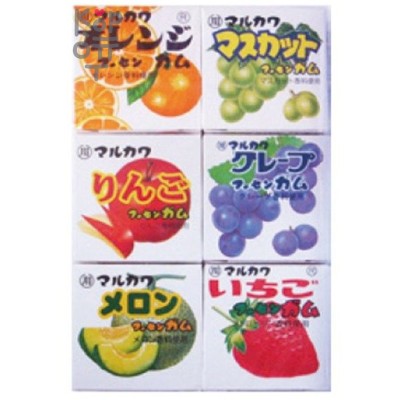 Marukawa Fruit 6 marble gum - Жевательная резинка, Ассорти, 6 вкусов, 32,4гр.