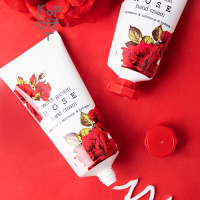Jigott SECRET GARDEN ROSE HAND CREAM Крем для рук "Садовая роза" 100мл.