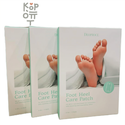 Deoproce Foot Heel Care Patch - Пластырь для ухода за пятками ног 6шт.