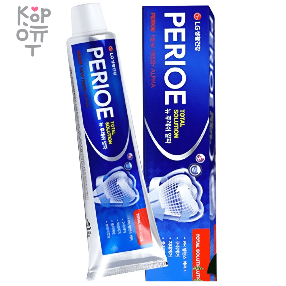 LG Perioe Fresh Alpha Toral Solution Toothpaste - Зубная паста для ухода за  полостью рта Свежая мята 170гр. по цене 327 руб. в интернет магазине  Корейские товары для всей семьи(КорОпт)