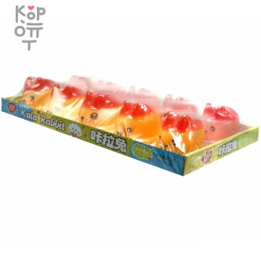 Желе фруктовое Kala Rabbit Кролик Микки, фруктовое мороженное со вкусом Клубники, 95гр. &mdash; Корейские товары для всей семьи(КорОпт)