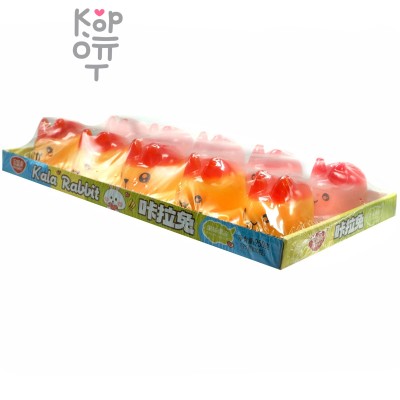 Желе фруктовое Kala Rabbit Кролик Микки, фруктовое мороженное со вкусом Клубники, 95гр.