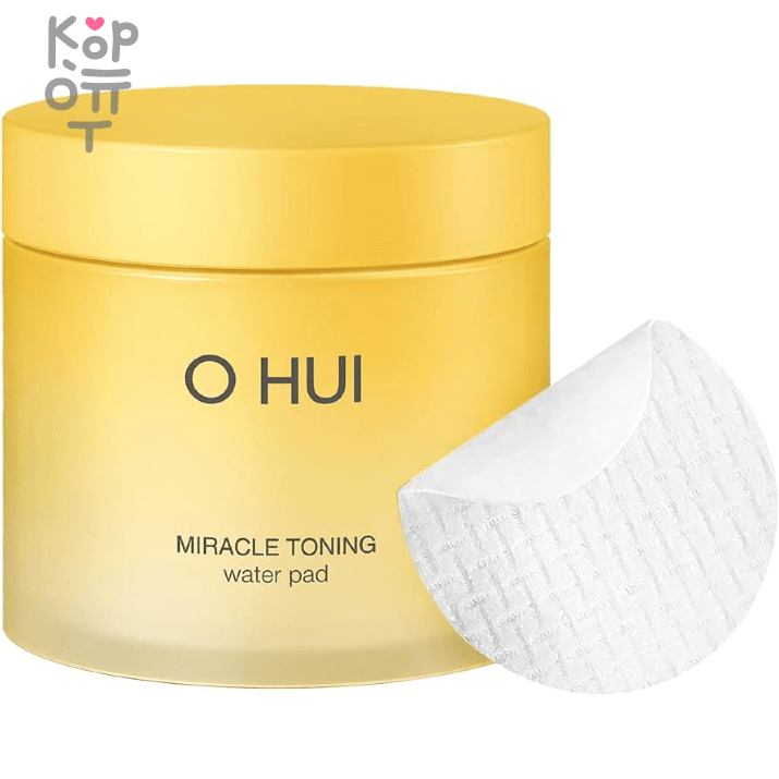 Ohui Miracle Toning Water Pad - Тонизирующие пэды для лица с Витаминами 150мл., купить с доставкой на дом Содержат витамин С и гиалуроновую кислоту, которые делают кожу упругой и сияющей. Содержит PHA и AHA, которые делают кожу гладкой и мягкой, осветляют тон кожи и выравниваютеё текстуру.