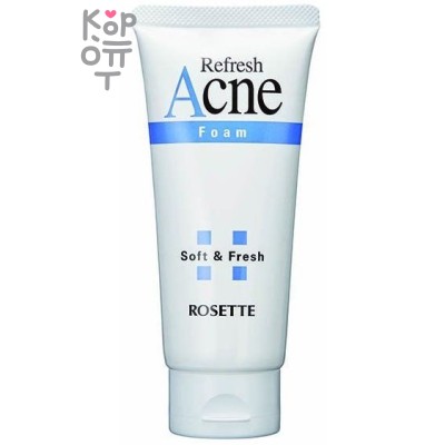 Rosette Acne Foam Пенка для умывания для проблемной подростковой кожи с серой, 120гр.