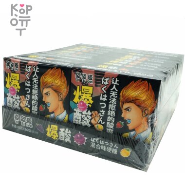 Кислая карамель ZiZi DAO Sour Candy - Крутая кислота с фруктовым вкусом  &mdash; Корейские товары для всей семьи(КорОпт)