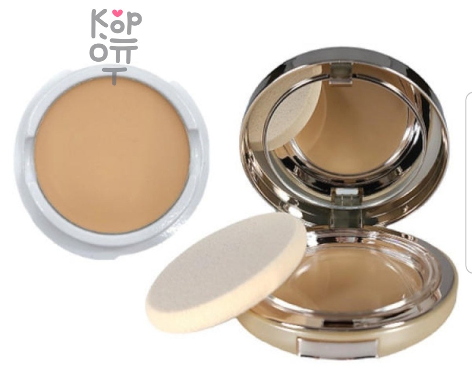 Prorance Semi Matt Cover Pact SPF25 PA++ 21 Natural Beige - Тональная основа полуматовая солнцезащитная № 21 Натуральный бежевый 13 гр + 13 гр запасной блок